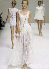 White lace sundress