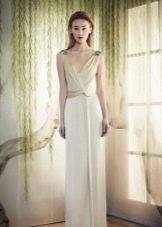 White evening dress