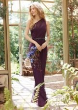 Decorations for one shoulder dress