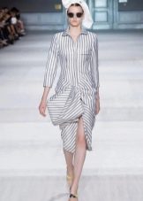 Striped shirt dress
