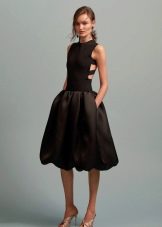 Balloon midi dress