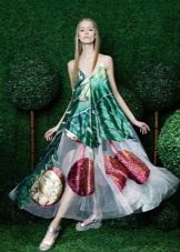 Dress bag with print