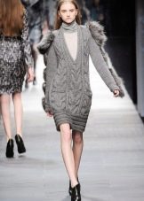 Knitted cutout dress