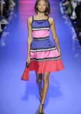 Striped a-line dress