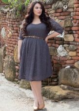 Guipure dress for full