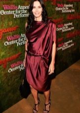 Marsala silk dress for Winter color type