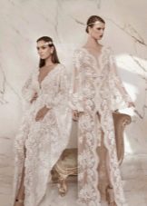 Lace wedding dresses transparent