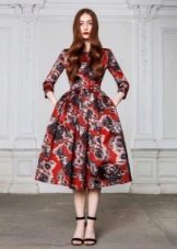dress made of neoprene color lush