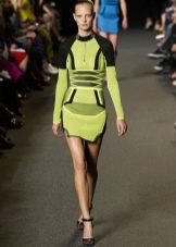 Green neoprene tracksuit