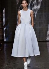 A-line sports dress in neoprene