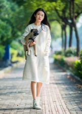 Warm polyester dress