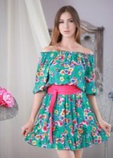 Belt of their fabric to a staple dress