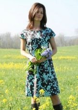 Mid-length floral staple dress
