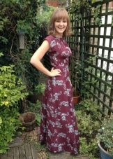 Viscose dress with wool blend