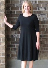 Viscose and wool dress