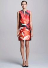 Straight print dress