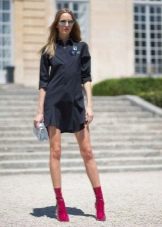 Short sport shirt dress