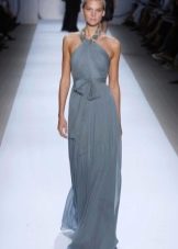 Long dress with halter neck