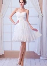 White dress with corset