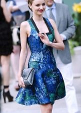 Clutch for a dress with a corset