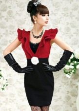 Accessories for a dress with ruffles