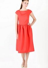 Robe en coton Tatyanka de chintz rouge