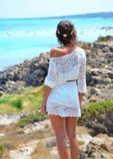 Beach tunic dress with belt