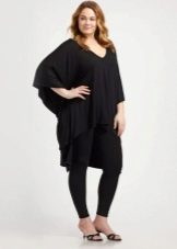 Black tunic dress for fat