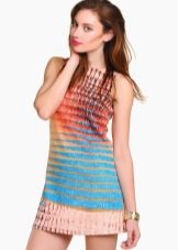Tunic dress multicolored