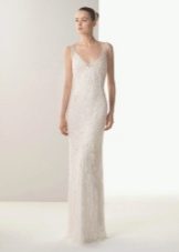 Strapless wedding dress