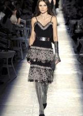 Inverted triangle shape dress