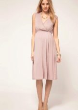 Maternity wrap dress