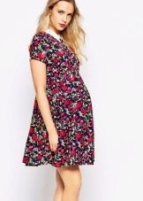 A-line dress for pregnant women