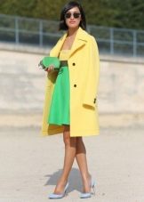 High-waisted dress coat