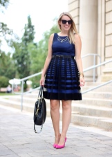 Striped dress for overweight girls