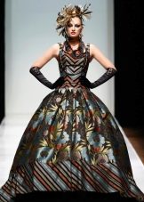 Floral baroque dress
