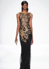 Baroque evening dress