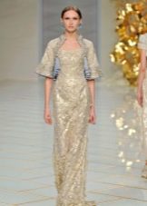 bolero under a baroque dress