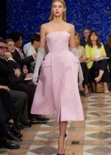 Pink New Bow Bustier Dress