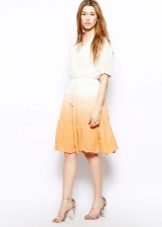 Summer flared dress