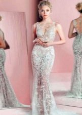 Lace Sheath Wedding Dress with Train (Mermaid)