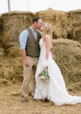 Rustic wedding dress