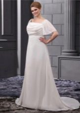 High-waisted dress for plump
