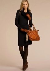 Wide collar dress