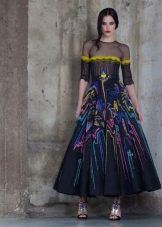 Printed A-line dress