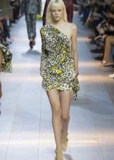 Asymmetrical short spring dress