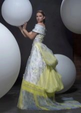 Prom dress with print