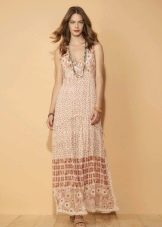 Floor-length boho dress