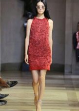 Burgundy dress