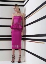 Bright purple dress
